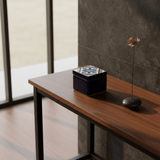 Boîte Céramique Artisanale Azulejos - Bleu cobalt & Liège Boite à secrets "Azulejos" - Bleu