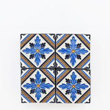 Boîte Céramique Artisanale Azulejos - Bleu cobalt & Liège Boite à secrets "Azulejos" - Bleu