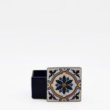 Boîte Céramique Artisanale Azulejos - Bleu & Liège Boite à secrets "Azulejos" - Bleu