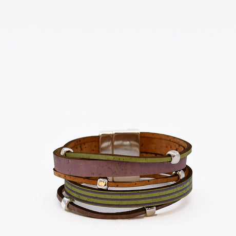 Bracelet en liège artisanal – Élégant, vegan et unique Bracelet en liège