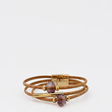 Bracelet en liège tressé noir – Unisexe, élégant et artisanal Bracelet en liège