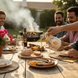Carafe à huile en terre cuite Jaune Carafe à huile en terre cuite - Jaune