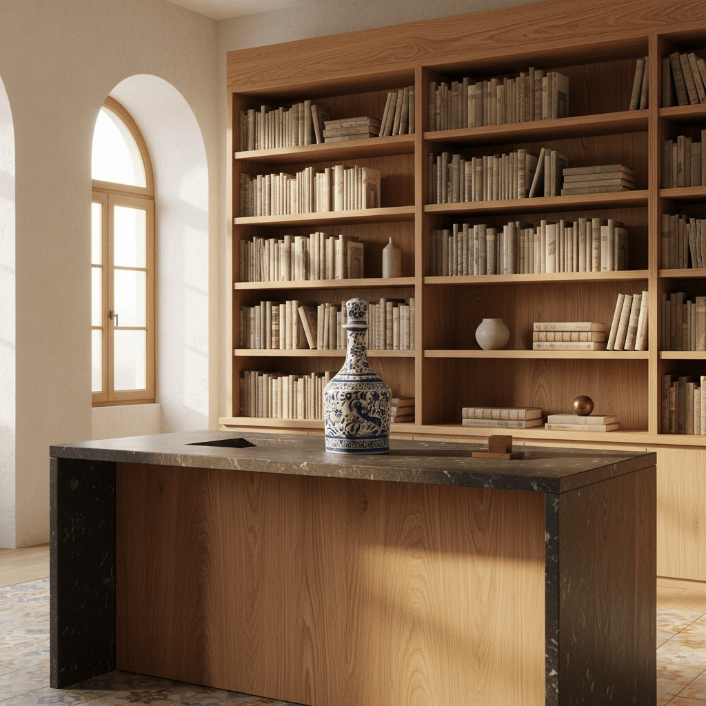 Carafe bleue en céramique de Coimbra Carafe en céramique de Coimbra