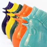 Carafe orange en céramique en forme de coq Carafe en céramique en forme de coq - Orange