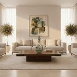 Carafe verte en céramique de Coimbra peinte à la main Carafe en céramique de Coimbra