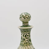 Carafe verte en céramique de Coimbra peinte à la main Carafe en céramique de Coimbra