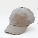 Casquette Gavroche en lin Bleu Denim Casquette en lin - Grise