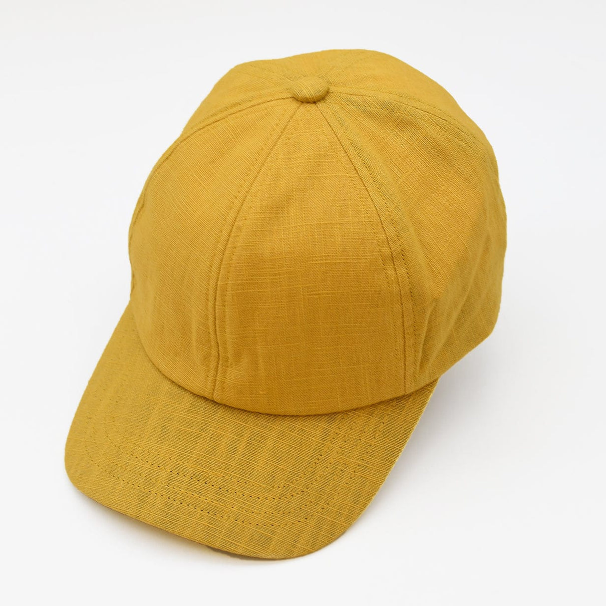Casquette Gavroche en lin Bleu Denim Casquette en lin - Ochre