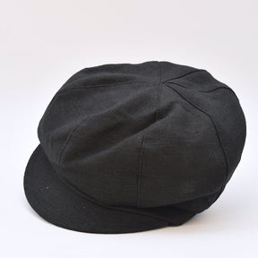 Casquette Gavroche en lin Noire Gavroche en lin - Noir