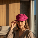 Casquette Gavroche en lin Rose Fushia Gavroche en lin - Rose Fushia