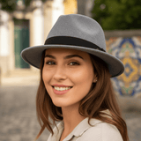 Chapeau en feutre Fedora - Gris Chapeau en feutre Fedora - Gris