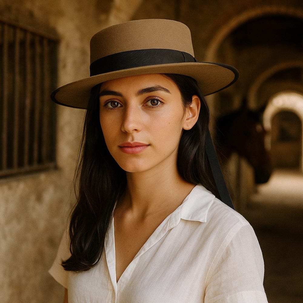 Chapeau traditionnel de Toreiro portugais Chapeau traditionnel de Toreiro portugais