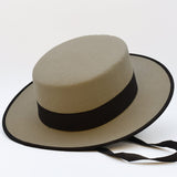 Chapeau traditionnel de Toreiro portugais - Sable Chapeau traditionnel de Toreiro portugais - Sable