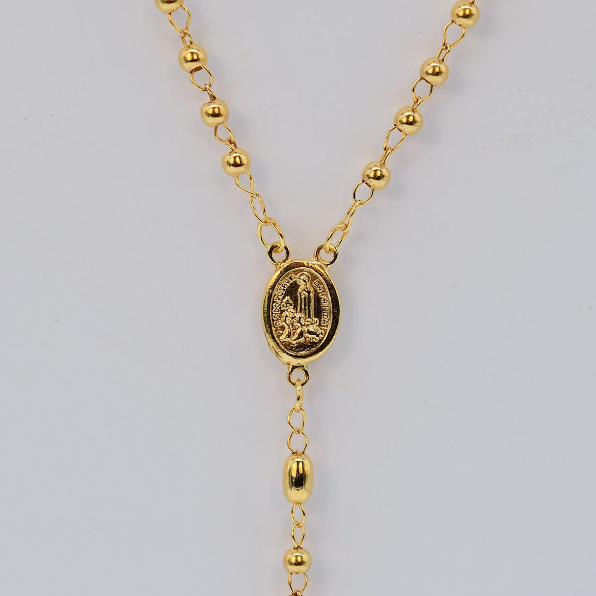 Chapelet de Fátima en argent doré Terço I Chapelet de Fátima en argent doré