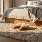 Chaussons en peau de mouton retournée Chaussons en peau de mouton retournée