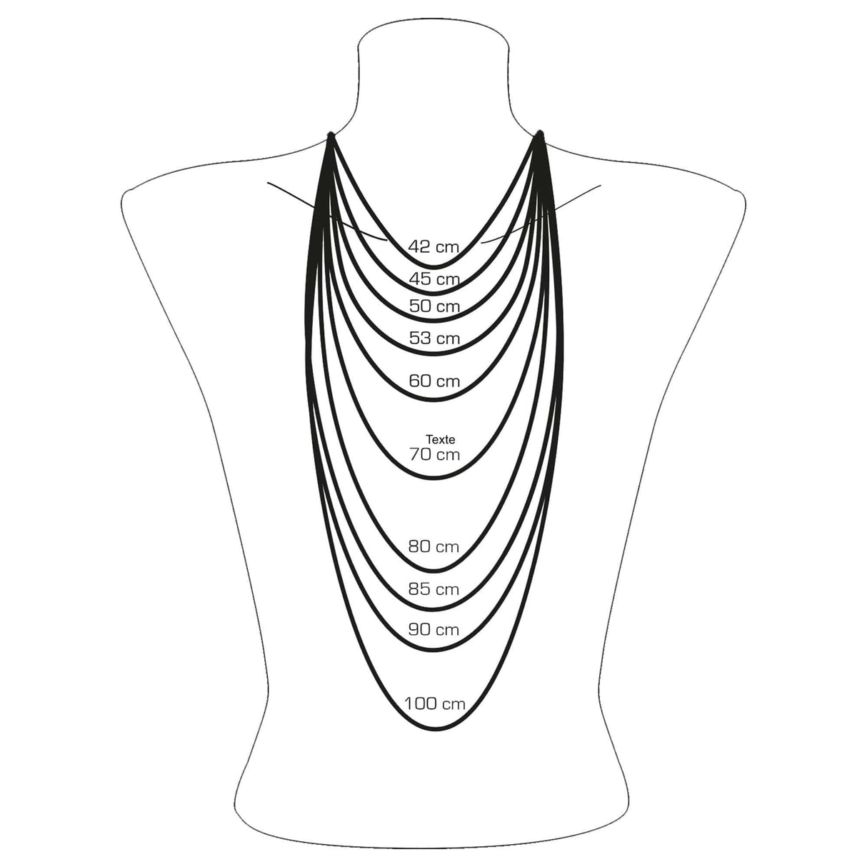 Collier en liège et 4 perles grises élégant et artisanal Collier en liège et perles - Gris