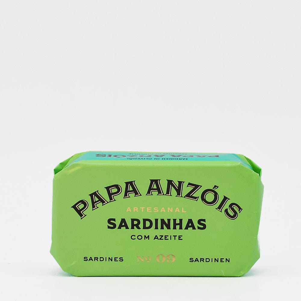 Conserve de sardines à l'huile d'olive Papa Anzois Papa Anzóis I Conserve de sardines à l'huile d'olive