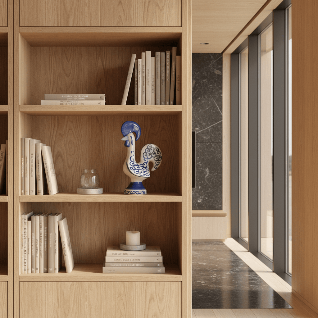 Coq du Portugal en céramique Coq de Barcelos traditionnel en céramique