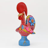Coq du Portugal rouge en terre cuite Prazeres Cota Coq de Barcelos 30cm rouge - Prazeres Côta