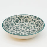 Coupe en céramique aux motifs azulejos verts et blancs Coupe en céramique "Padrão" 13cm - Vert