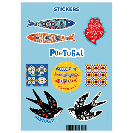 Cube magique I Casse-tête sur le thème des Azulejos Autocollants portugais - 8 planches