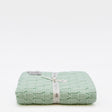 Doudou jaune en coton aux motifs sardines portugaises Couverture en tricot - Vert