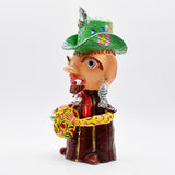 Figurine Saint François terre cuite I Julia Cota I Artiste portugaise O homem do tambor 40cm - Jùlia Côta