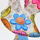 Grand Coq du Portugal blanc en terre cuite Prazeres Cota Coq de Barcelos 40cm blanc - Prazeres Côta