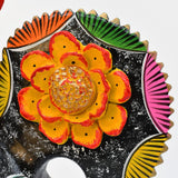 Grand Coq du Portugal noir en terre cuite Prazeres Cota Coq de Barcelos 40cm noir - Prazeres Côta