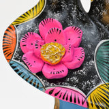 Grand Coq du Portugal noir en terre cuite Prazeres Cota Coq de Barcelos 40cm noir - Prazeres Côta