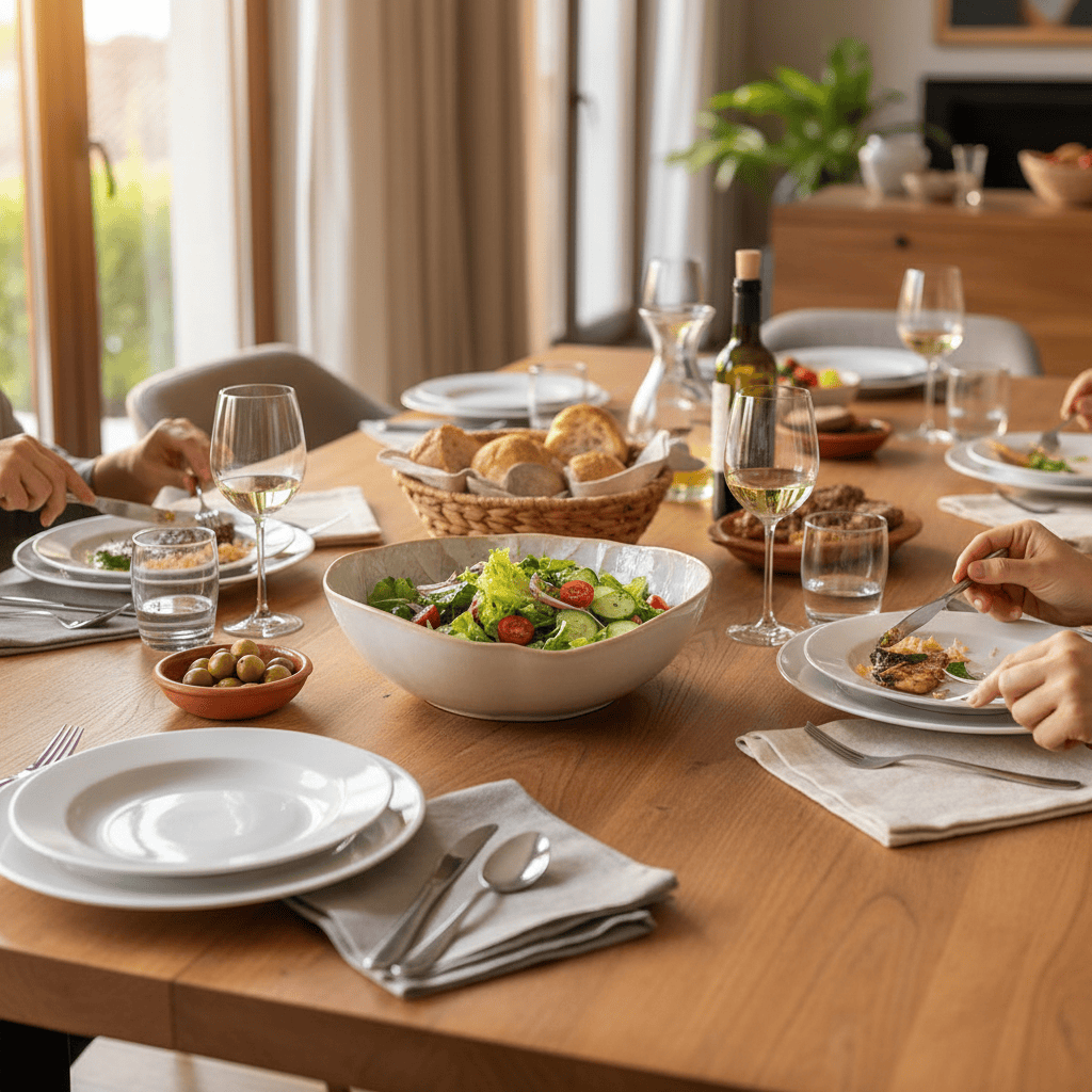 Grand saladier en grès en forme de feuille de chou Saladier en grès en forme de chou