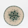 Grande assiette en céramique motifs azulejos verts Assiette en céramique "Brasão" 27cm - Verte