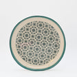Grande assiette en céramique motifs azulejos verts Assiette en céramique "Padrão" 27cm - Verte