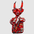 Grande figurine du Diable en terre cuite par Julia Cota Diabo com cigarro 40 cm - Júlia Côta
