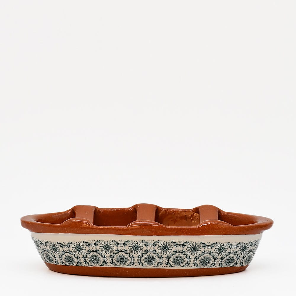 Grille Chouriço avec des motifs Azulejos verts Grille Chouriço "Padrão" - Vert