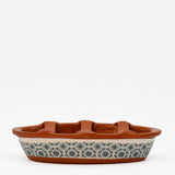 Grille Chouriço avec des motifs Azulejos verts Grille Chouriço "Padrão" - Vert