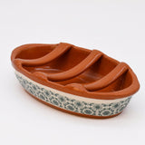 Grille Chouriço avec des motifs Azulejos verts Grille Chouriço "Padrão" - Vert