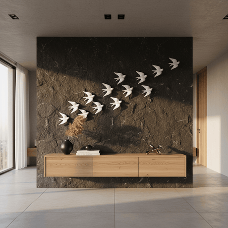 Hirondelle en céramique blanche du Portugal Hirondelle en céramique - Blanche