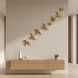 Hirondelle murale en céramique dorée du Portugal Hirondelle en céramique - Dorée