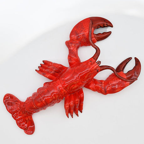 Homard en céramique rouge I Style Bordallo Pinheiro Homard en céramique - 38 cm