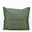 Housse de coussin grise en coton du Portugal  Housse de coussin artisanale 60x60 - Vert moyen