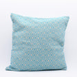 Housse de coussin "Tapete de Trapo" bleu ciel Housse de coussin "Losango" 50x50cm - Turquoise