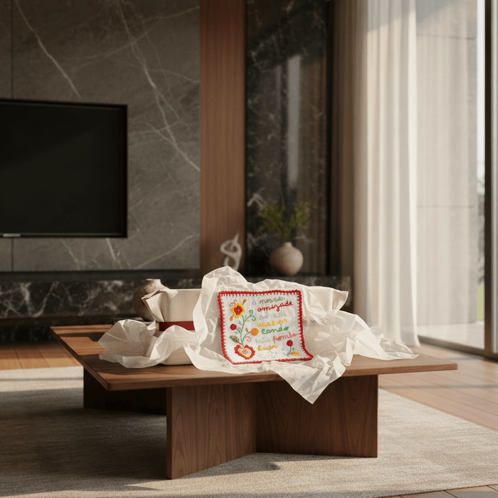 Lenço de Namorados en lin Lenço de Namorados en lin