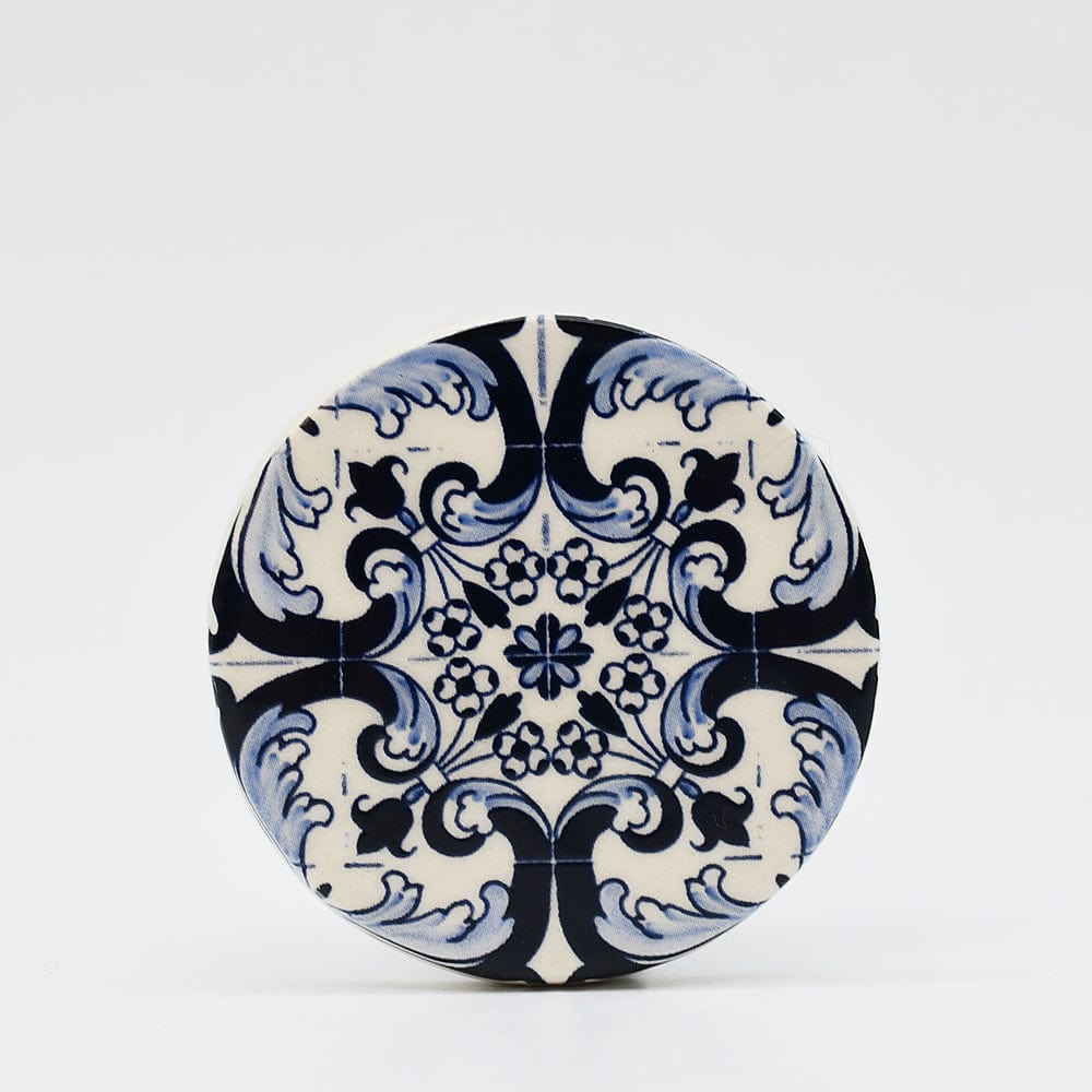 Magnets Azulejo Portugais en Céramique – Bleu et Blanc Magnets en céramique Motif #1