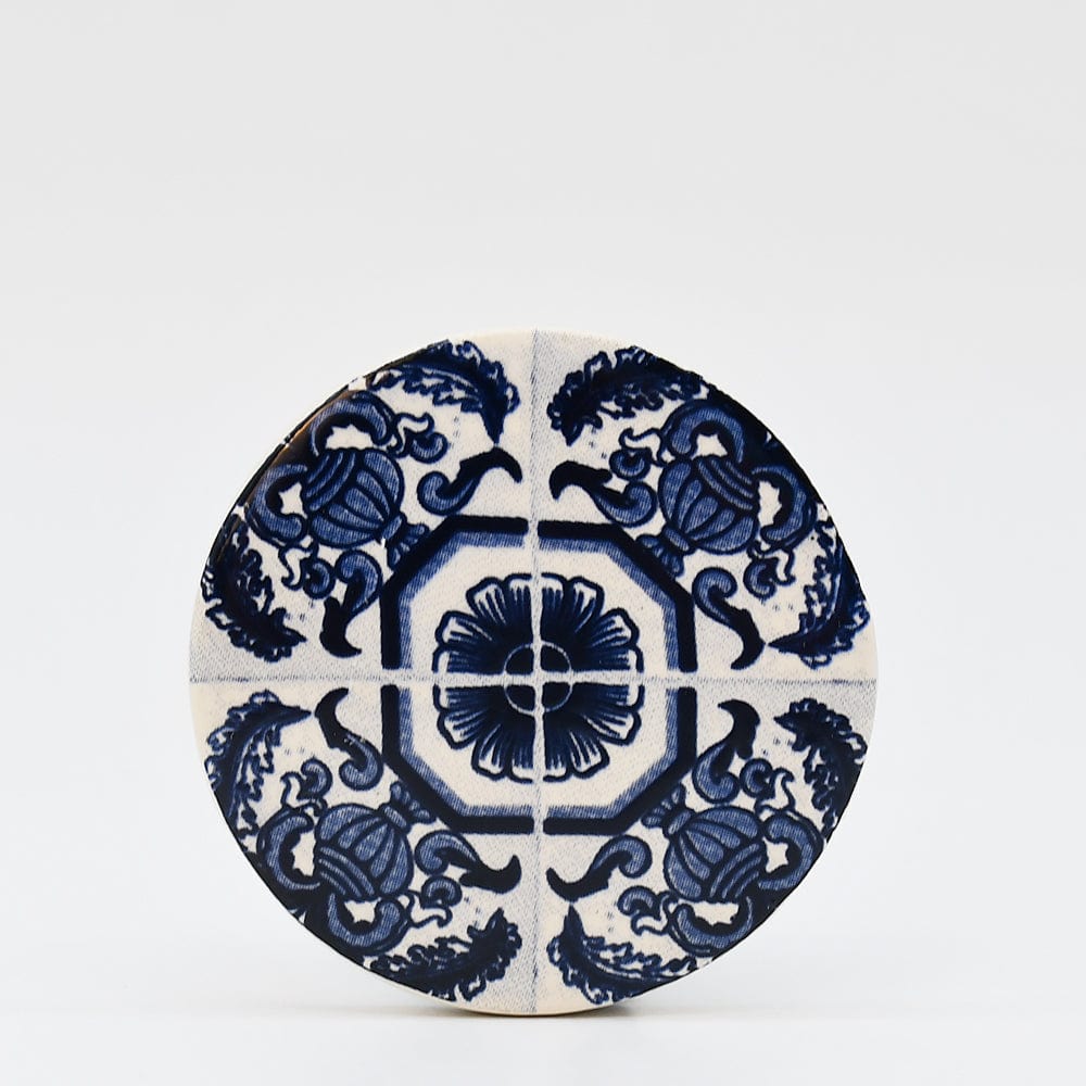 Magnets Azulejo Portugais en Céramique – Bleu et Blanc Magnets en céramique Motif #6