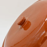 Marmite en terre cuite naturelle vitrifiée Marmite en terre cuite vitrifiée