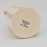 Mug en céramique portugaise rayé moka et blanc Mug rayé "Costa Nova Mar" - Moka