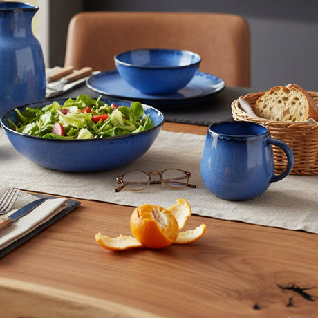 Mug en grès de la collection portugaise Amazonia Mug en grès "Amazonia" Bleu