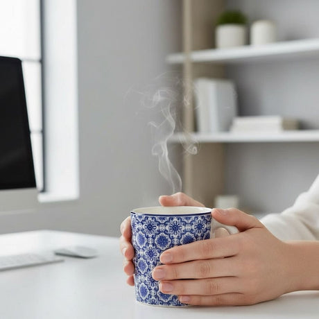 Mug portugais motifs azulejos Mug en céramique "Padrão" - Bleu