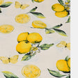 Nappe portugaise jaune motifs citrons – Coton & polyester facile à entretenir Nappe en coton "Limão" - Jaune